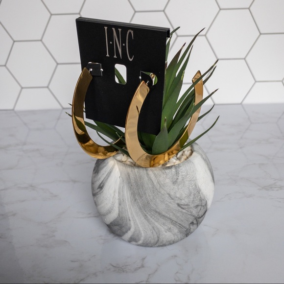 INC International Concepts Jewelry - INC International Concepts Thick Gold Hoop Earrings